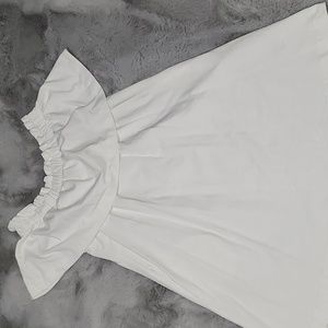 H&M White Linen Dress